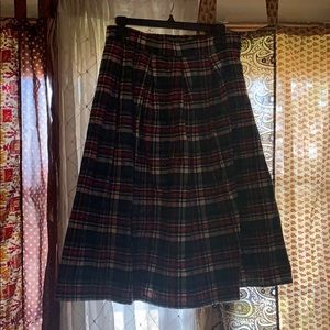NWT ModCloth plaid skirt